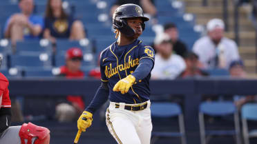 Crew's top prospect returns to Minors after impressing in 1st big league spring