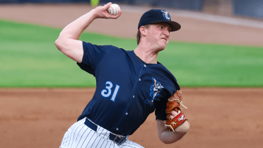Hardly anyone can get a hit off of this Yanks prospect right now