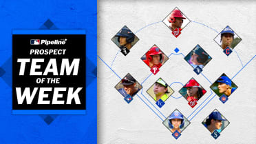 18-year-old flamethrower joins MLB's No. 31 prospect on Team of the Week