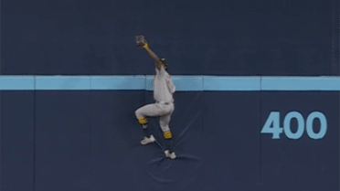 'I look up, and I see Spider-Man up the wall': Clarke wows with jaw-dropping HR robbery