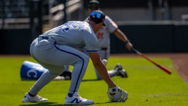 Who's standing out so far down on the Royals' farm?