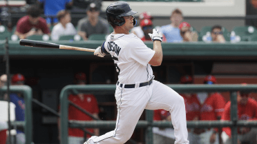 This prospect has slugged his way to Detroit's doorstep