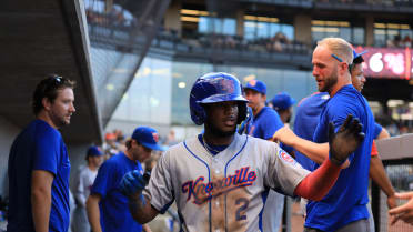 Incoming! Cubs top prospect Rojas hits building during two-homer night
