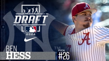 Yankees draft Alabama righty Hess with No. 26 pick