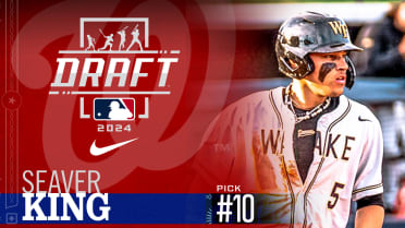 Seaver King's unusual path leads to 10th overall selection by Nats