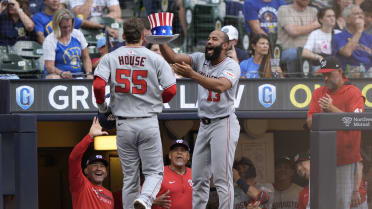'I dreamed of it': House mashes 1st big league HR, with 2nd close behind