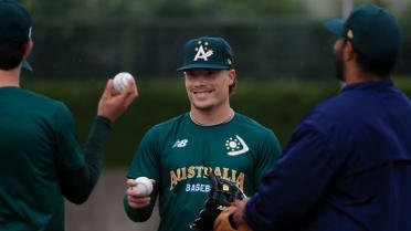 Bazzana, top pick in '24 Draft, makes Australian national team debut against Japan