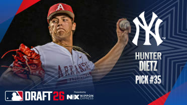 Yankees take Arkansas LHP Dietz with 35th overall pick