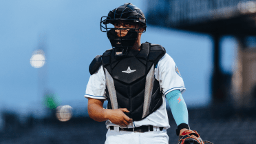 D-backs' No. 5 prospect adds to breakout year by catching shutout, mashing HR in playoffs