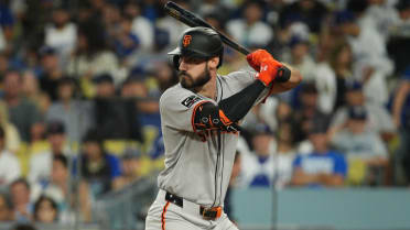 Giants' top prospect Eldridge laces bases-clearing 2B for 1st MLB hit