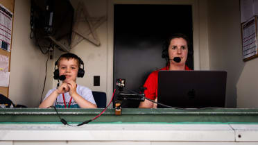 'That is going out of here!' HR call highlights kids' broadcast for Double-A Red Sox