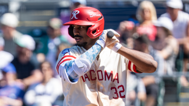 115.9 mph HR moves MLB's No. 56 prospect into 2nd place on Minors leaderboard