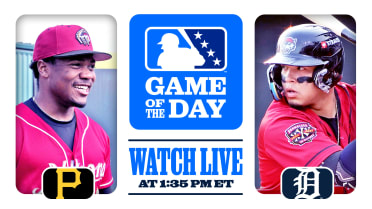 Watch FREE as Top 100 prospects Termarr, Liranzo clash at Double-A today