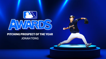 Tong takes home MiLB Pitching Prospect of the Year honors