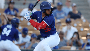 This 19-year-old top prospect is on fire for Dodgers’ new Single-A affiliate