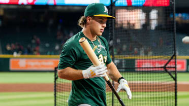 A's 1st-rounder Burress takes BP with team: 'It almost doesn’t feel real'