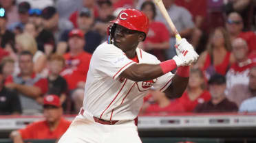 Reds' No. 3 prospect Rodríguez robbed of 1st hit in MLB debut