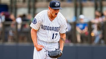 Yanks' 26-year-old prospect thriving after unconventional path