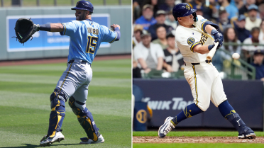 Brewers call up top catching prospect Quero; Vaughn (broken hamate bone) to IL