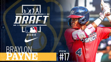 Brewers take 'true five-tool' prep OF Payne at No. 17