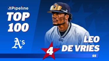 De Vries (No. 4 overall) leads Athletics trio on Top 100 prospects list