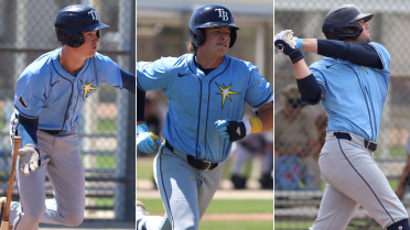 Three's a crowd: Rays' top 3 2025 Draft picks hit first pro homers in same game