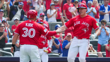 Keys turns on the ignition for 1st MLB homer -- on Canada Day!
