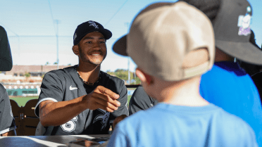 How about these birthday plans: 3 hits, clean the dugout? Sox top prospect does it all
