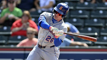 Mets' No. 4 prospect dials long distance in both ends of Triple-A doubleheader