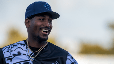 MLB's No. 35 prospect homers to same spot -- over batter's eye! -- on consecutive nights