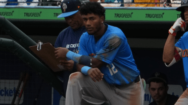 A's top prospect Leo De Vries pops his first two homers of the season at Double-A