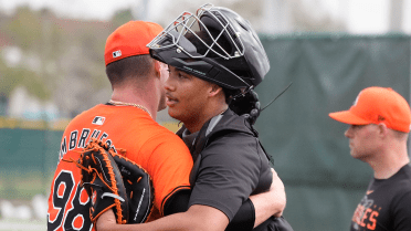 O's top prospect Basallo checking all boxes early in camp