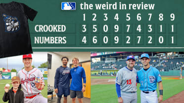 Here are the weirdest stats and plays from the past month in the Minors