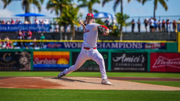 Painter makes 1st Spring Training start, deals pair of perfect innings