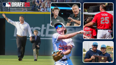 Hall of Famer Jim Thome was a 13th-round Draft pick; his son could go in the 1st this year