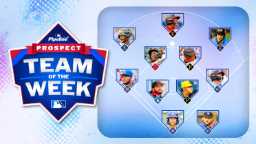 Pair of Top 100 prospects lead familiar faces on latest Team of the Week