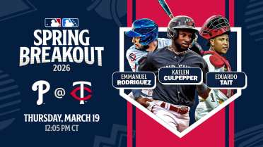 Here's the Twins' player pool for their Spring Breakout game