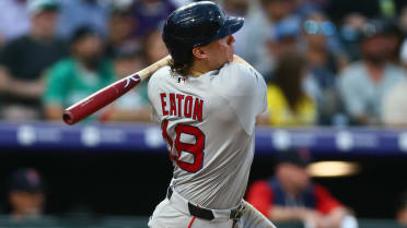 A's trade RHP prospect to Red Sox for outfielder Eaton