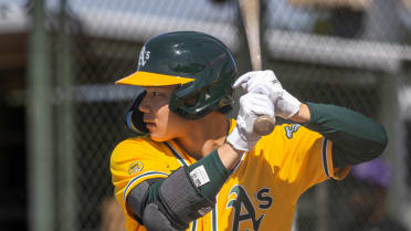 Morii, the two-way phenom, has the A's buzzing ahead of Spring Breakout game