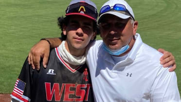 'He's been my coach through it all': No. 8 prospect Mayer honors Dad
