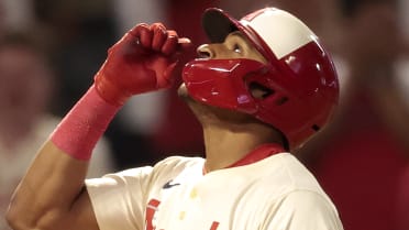 Halos' top prospect Moore enjoys bright lights, hits first MLB homer