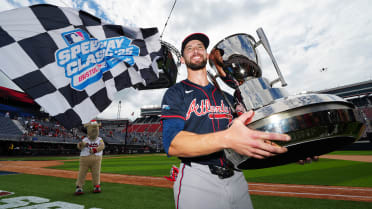 White (2 HRs), Waldrep put Braves in victory lane at Speedway Classic