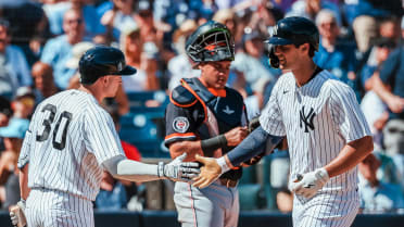 Yanks prospect Jones models Ohtani's swing, crushes no-doubter