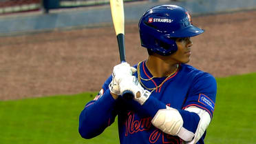 8 months after Draft, Mets' top pick gets 1st spring start (and 1st hit!)