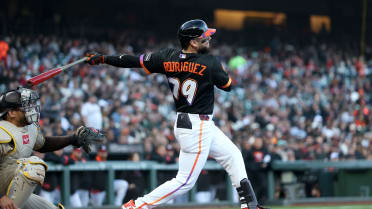 Jesus Rodriguez breaks out with first big league hit, homer