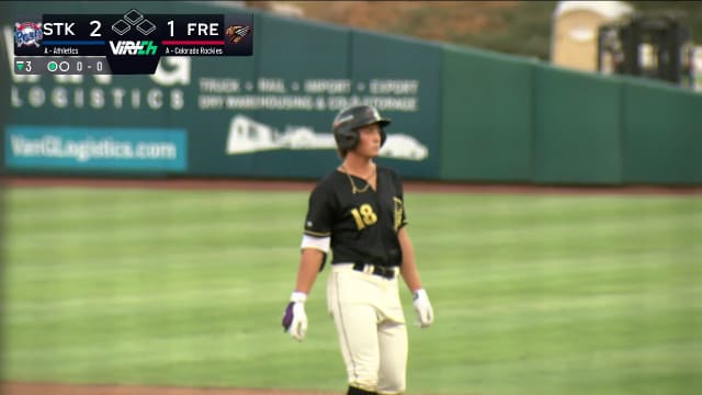 Ethan Holliday's two-hit game