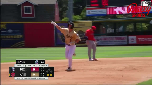 Carson Kerce's first pro home run