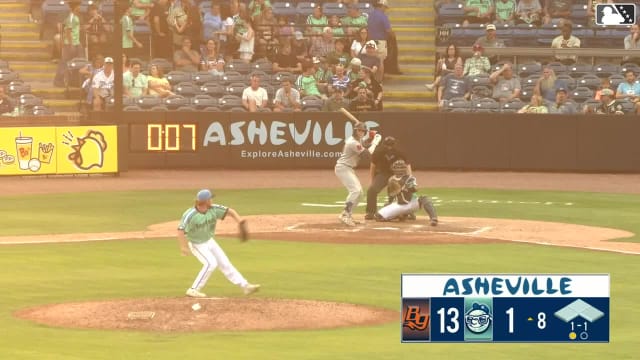 Nathan Flewelling homers (12) on a fly ball to right center field.