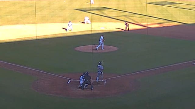 Chase DeLauter's RBI double