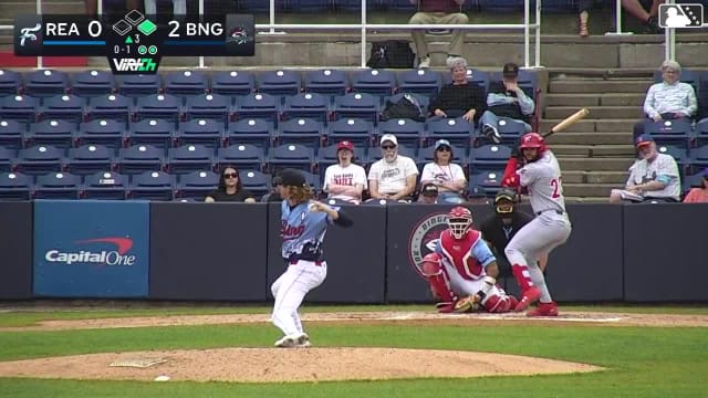 Raylin Heredia homers (7) on a fly ball to left field. Bryan Rincon scores.